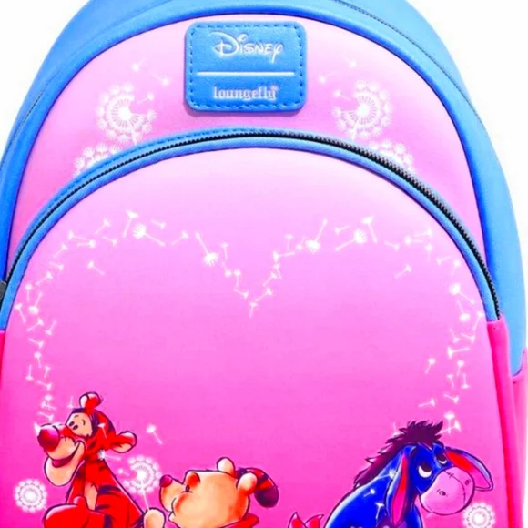 Loungefly Disney Winnie the Pooh Dandelion Heart Mini Backpack Loungefly Disney Winnie The Pooh Dandelion Heart Mini  main image 4